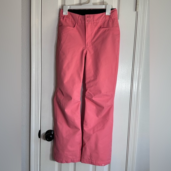 Roxy Other - Roxy Girls Vibrant Coral ski/snowboarding Waterproof Pants sz 14